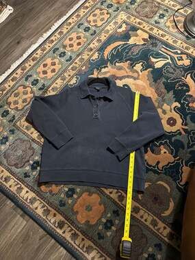 Banana Republic Double Twill Polo Sweatshirt